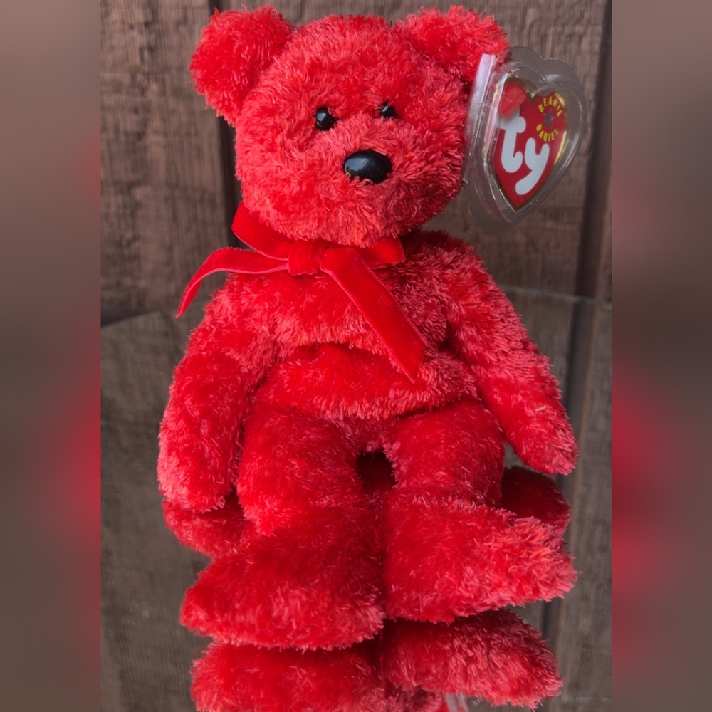 ‘01 - Ty - Sizzle the Bear Beanie Baby